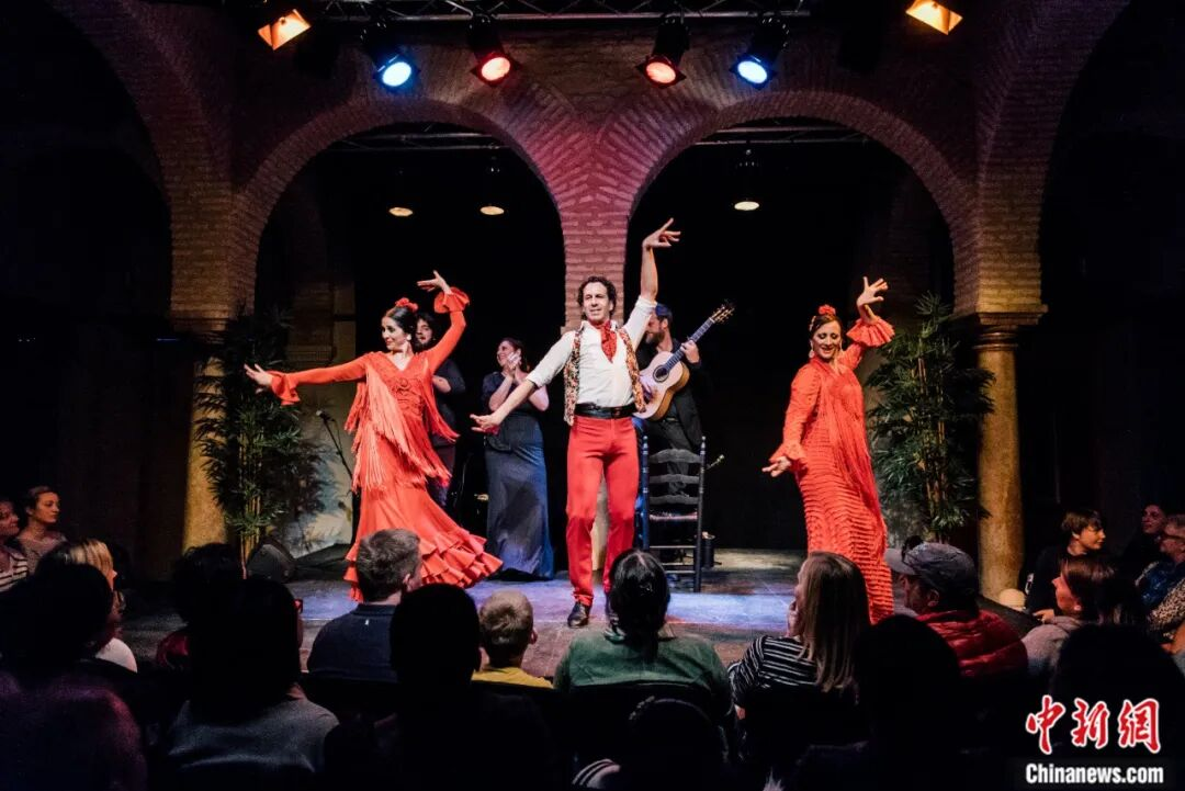 Espectáculo flamenco. (CNS/Cortesía del Museo del Baile Flamenco)